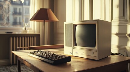 ILLUSTRATION OF PC ON A TABLE