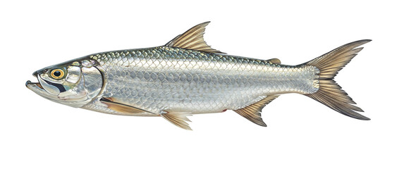 Fototapeta premium Tarpon Fish Illustration