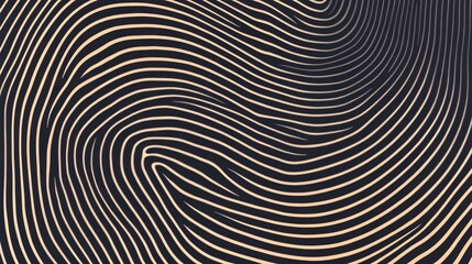 abstract linear pattern with flowing waves for modern design aesthetics