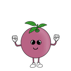 fruit caracter cartoon