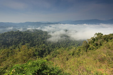 Scenic point of Khao Phanoen Thung Hill Kaeng Krachan National Park Phetchaburi Province, Thailand 