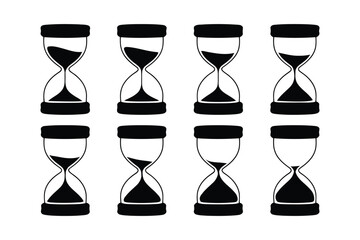 Hourglass bundle set vector illustrator