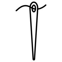 바늘과 실 아이콘