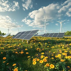 Efficient Renewable Energy Storage System with Photovoltaic Solar Panels