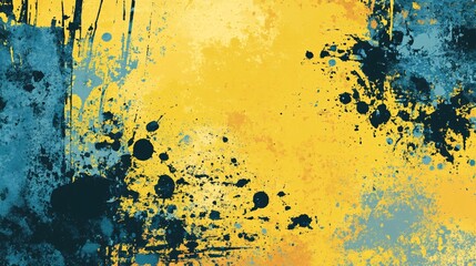 Fototapeta premium vibrant abstract paint splatter background for creative projects