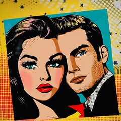 Eye-Catching Retro Comic-Themed Birthday Card Design