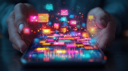 Mobile Marketing Strategies, mobile marketing strategies with an image showing marketers optimizing websites for mobile devices, AI