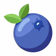 blueberry with leaves