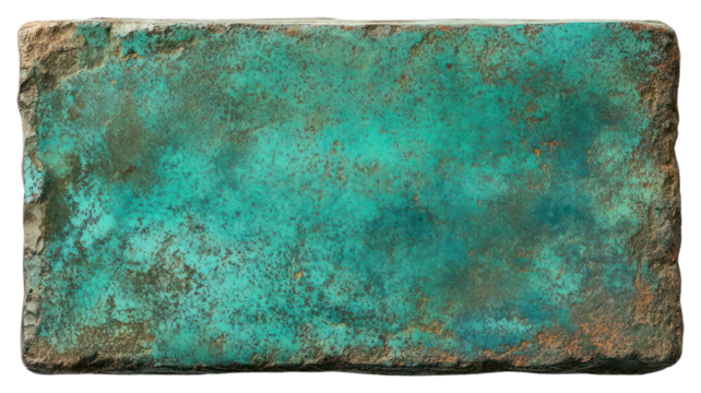 PNG Ancient Roman rectangular stone tablet turquoise accessories accessory.