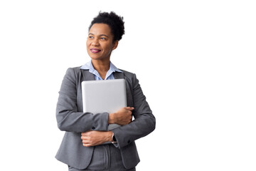 Dynamic African American entrepreneur with a sharp business look