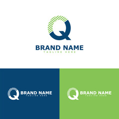 Luxury Premium Gradient Letter  Q Business Logo Design with Modern Business Typography Template