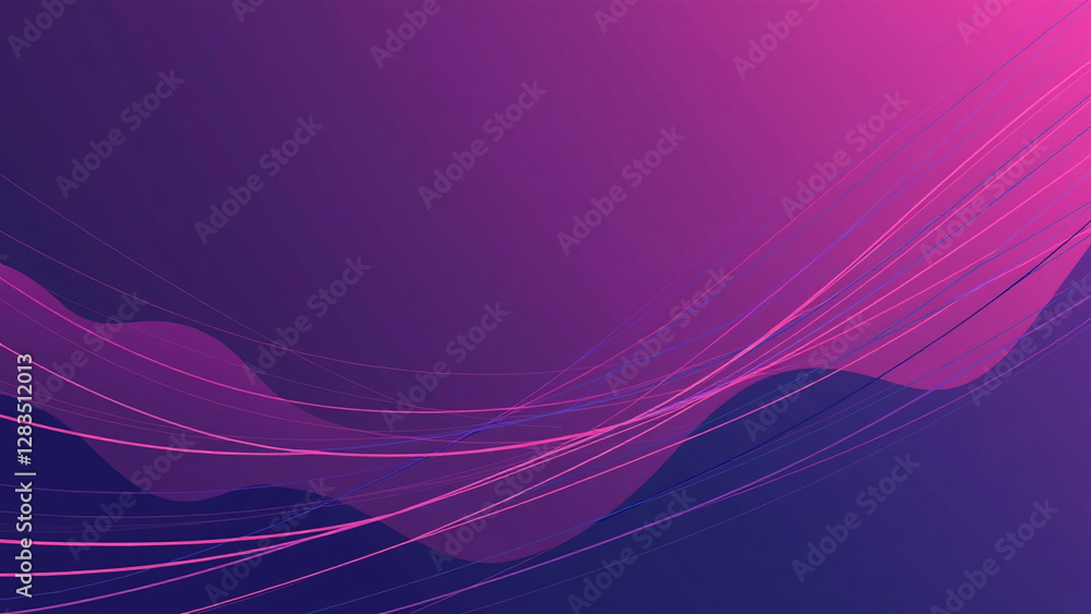 Poster abstract lines purple background design elements aesthetically pleasing visually appealing simplicit