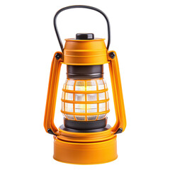 Bright solar powered camping, Tourist's survival element, isolated on transparent background