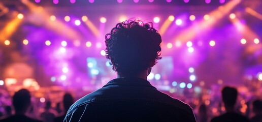 Concertgoer enjoys show, vibrant lights