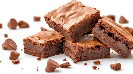 A pile of luxurious dark chocolate pieces ready to satisfy any chocolate lovers cravings with rich flavor and decadence