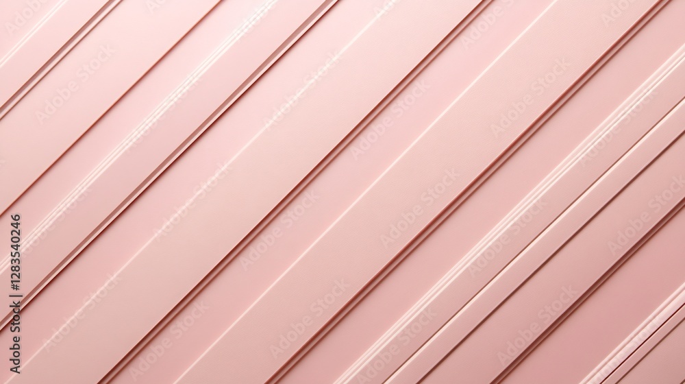 Poster a blush pink background with faint diagonal lines for a minimalistic design