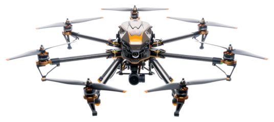 PNG Agriculture drone transportation helicopter propeller.