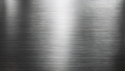 Abstract brushed silver metal texture. A high-resolution image showcasing a textured, brushed silver surface with subtle lines, ideal for backgrounds or design elements. Smooth, reflective, minimalist