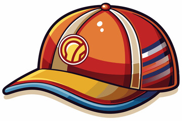 vector of sports hat