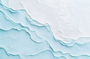 Obraz premium A fluid and dynamic visual of swirling blue and white hues.This abstract design is perfect for backgrounds in projects related to water, nature, or relaxation.