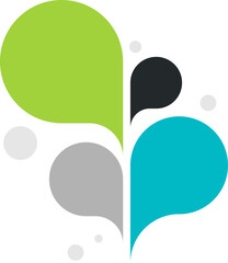 social campaign flat vector infographic concept