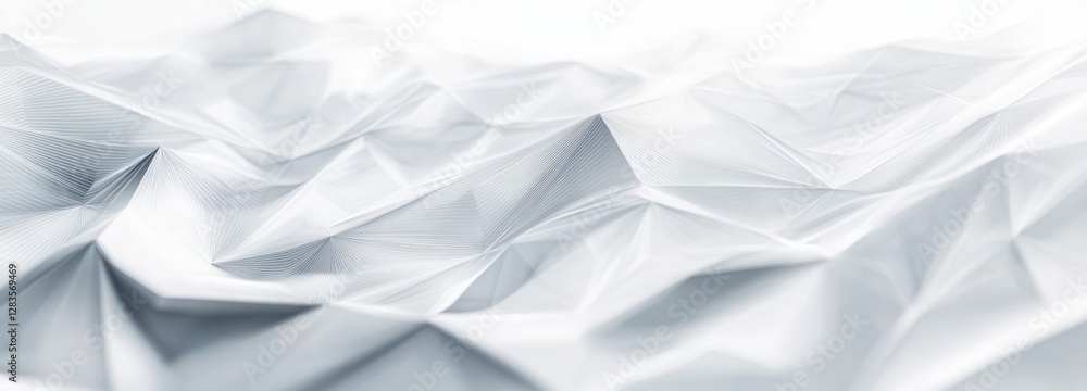 Aufkleber abstract white polygonal background creating stunning visual effect