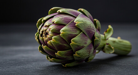 Obraz premium A close-up shot of a fresh Artichoke