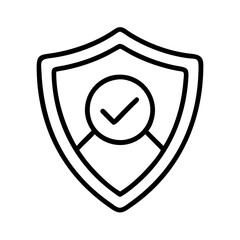 risk monitoring icon, risk monitoring line art - simple line art of risk monitoring, perfect for risk monitoring logos and icons