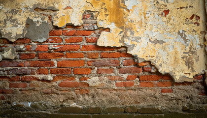 Examining the texture of old walls with damage and peeling paint abandoned building photography urban environment close-up viewpoint architectural decay