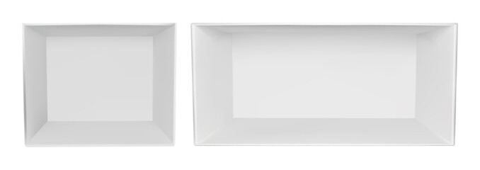 3d empty corner booth room mockup. White wall trade show cube box. Perspective product display space for expo kiosk. Conference stall exhibition area. Store showroom section for small backdrop