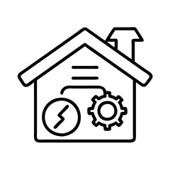 efficient hvac icon, efficient hvac line art - simple line art of efficient hvac, perfect for efficient hvac logos and icons