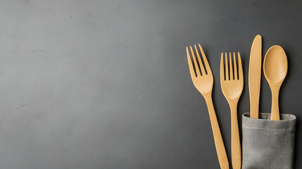 Kitchen utensils display modern home photography minimalistic top view culinary concepts