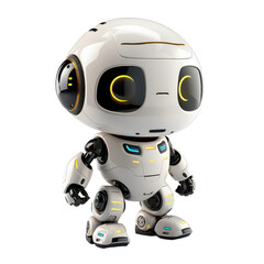  robot isolated on transparent background