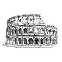 Colosseum colosseum architecture landmark vector