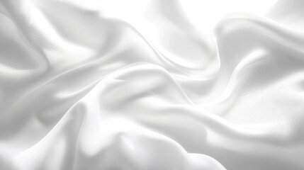 Obraz premium Smooth elegant white silk or satin texture forming a beautiful background