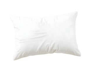 White Pillow Isolated On Transparent Background
