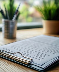 Patient Feedback Forms on Desk Stacked Organized HD Image