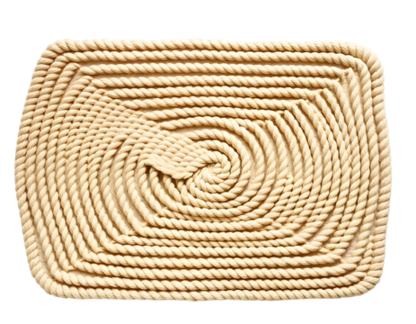 Rope isolated on white background