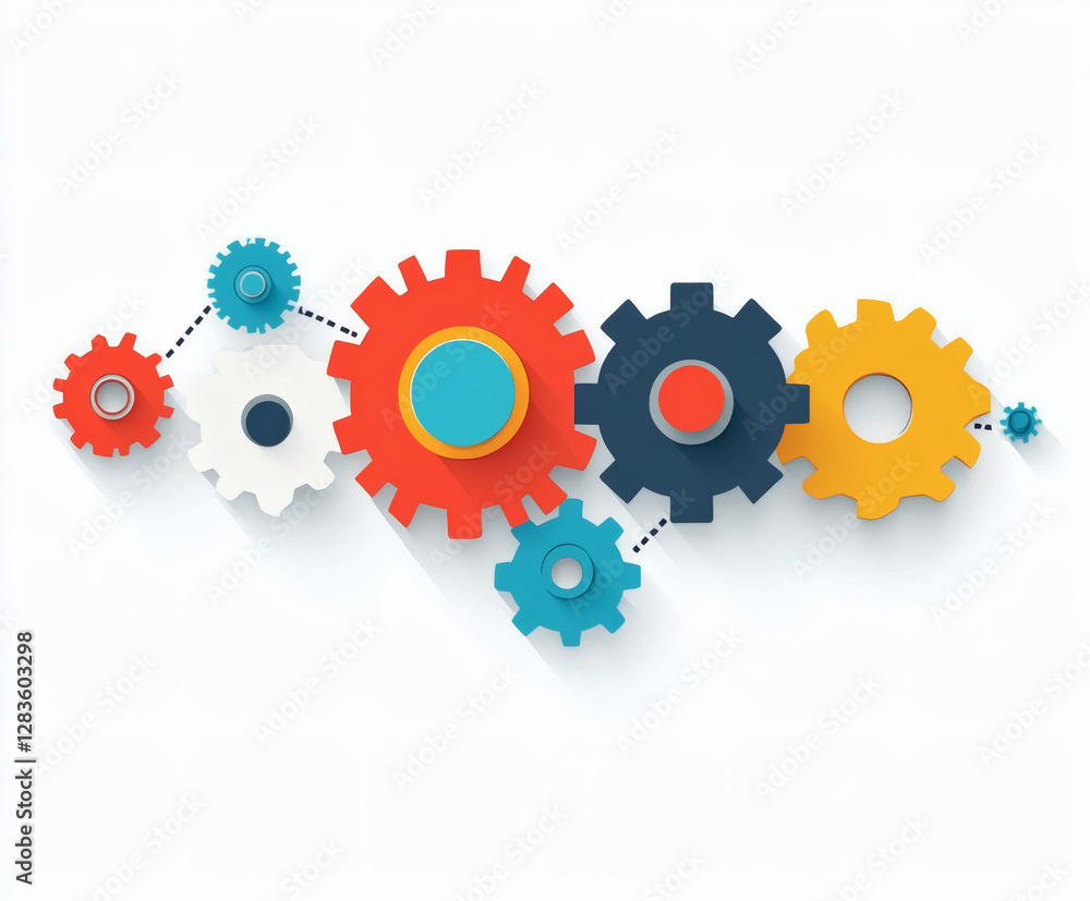 Poster Optimizing action alignment process with gear mechanisms in industrial environments