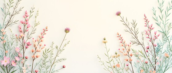 Biophilic Living Space - Hand Painted Textures & Patterns