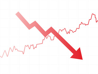 Declining Stock Market Trend Shows Significant Drop