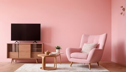 pink living room,Elegant pink living room with black sofa and bookcase,elegant, living, room, pink, aesthetic, african, american, artistic, boardroom, book, bookcase, bookshelf, chic,956