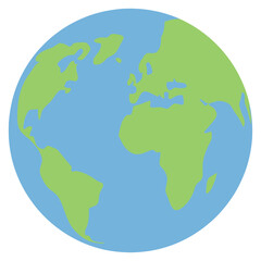 Earth illustration planet globe vector
