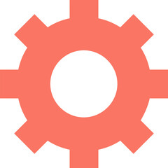 settings flat web icon concept