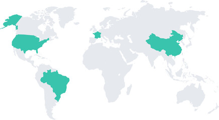 international business flat web icon concept