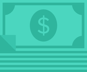 paper currency flat web icon concept