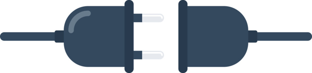 plug-in flat web icon concept