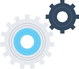 content management flat web icon concept