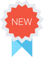 new product flat web icon concept