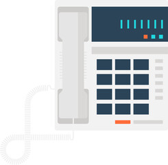 customer support flat web icon concept